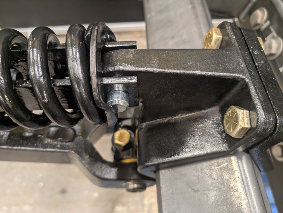 Rockshaft bracket on remanufactured row unit